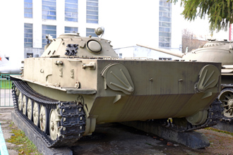 Лёгкий плавающий танк ПТ-76Б, ЦМВС