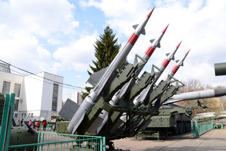 Пусковая установка 5П73 ЗРК С-125М «Нева-М» с ракетами В-601ПД, ЦМВС