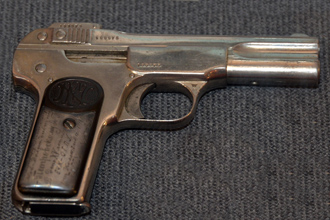 7,65-мм бельгийский пистолет FN Browning model 1900 – подарок Л.Г.Петровскому, ЦМВС, г.Москва