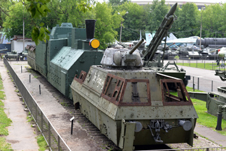 Артиллерийская бронеплощадка бронепоезда типа БП-43, ЦМВС, г.Москва