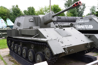 76-мм самоходная артиллерийская установка СУ-76М, ЦМВС, г.Москва