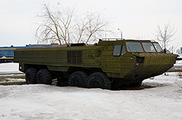 Корпусное шасси БАЗ-6944 для ракетного комплекса «Ока» 