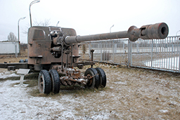 130-мм установка подвижной береговой артиллерии СМ-4 (С-30), Технический музей, г.Тольятти
