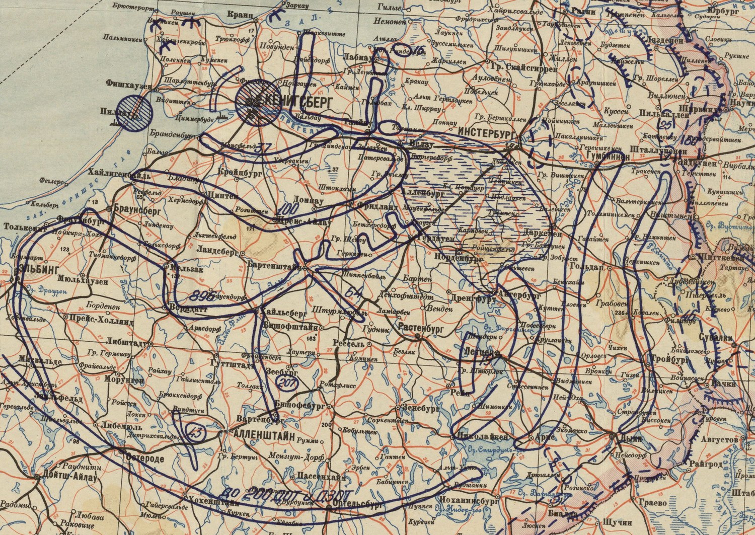 Карта военной германии. Пруссия и Восточная Пруссия на карте. Карта Калининградской области 1945 года. Восточная Пруссия на карте 1945.