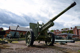 105 K 152 H 36  (10,5 cm FK 15FH M/36), Музей артиллерии, г.Хямеэнлинна