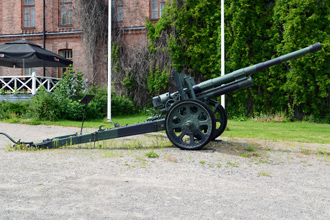 105 K 34 (10.5 cm Faltkanon m/34, Швеция), Музей артиллерии, г.Хямеэнлинна