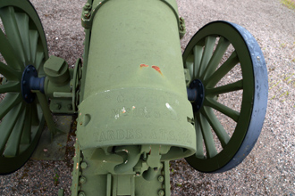 120 K 78-16 (de Bange 120 mm cannon, Mle 1878, Франция), Музей артиллерии, г.Хямеэнлинна