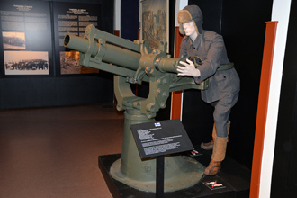 76 VK 04 (ствол 76-мм горной пушки обр.1904 на корабельном лафете), Музей артиллерии, г.Хямеэнлинна