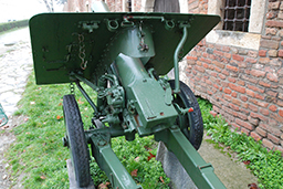 75-мм легкая полевая гаубица Obice de 75/18 M35, Белградский военный музей 