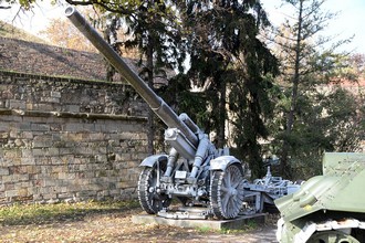 150-мм пушка образца 1918 года (15 cm Кanone 18), Rheinmetall, Германия, Белградский военный музей 