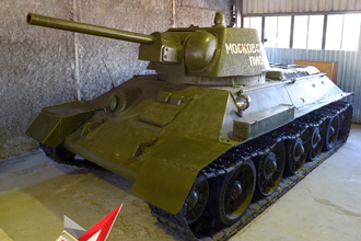 Т-34 «Московский пионер» (выпущен в 1942 году заводом №183, Нижний Тагил, башня-«гайка»), Центральный музей бронетанкового вооружения и техники
