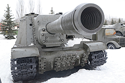Основное вооружение боевой машины 152,4-мм гаубица-пушка МЛ-20С обр. 1937/43 гг