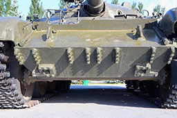 Крепления противоминного трала на нижнем лобовом листе Т-62, Казань 