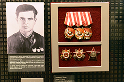 Командир 160-го истребительного авиаполка подполковник Н.С.Дрозд, музей истории Великой Отечественной войны, Минск
