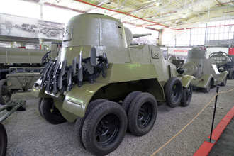 Бронеавтомобиль БА-10М, выставка «Моторы Войны»