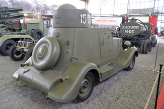 Бронеавтомобиль БА-20, выставка «Моторы Войны»