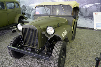 Командирский автомобиль ГАЗ-64, выставка «Моторы Войны»