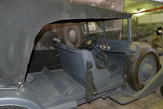 Командирский автомобиль Kfz.12 Horch 830R, выставка «Моторы Войны»