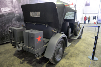 Командирский автомобиль Kfz.12 Horch 830R, выставка «Моторы Войны»