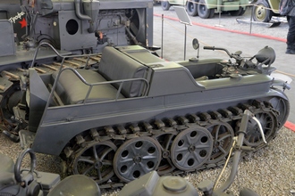 Полугусеничный тягач Kettenkrad HK 101, выставка «Моторы Войны»