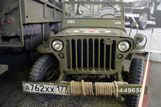 Командирский автомобиль Willys MB, выставка «Моторы Войны»