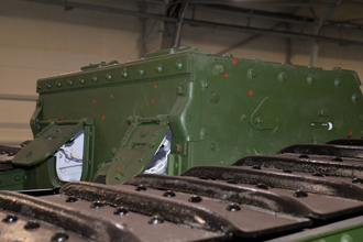 Трофейный британский тяжёлый танк Mark V, парк «Патриот»
