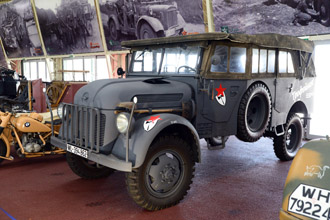 Немецкий командирский автомобиль Kfz.70 Steyr2000A, выставка «Моторы Войны»