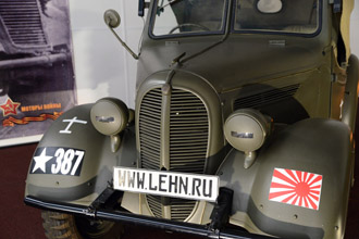 Японский командирский автомобиль Kurogane type 95, выставка «Моторы Войны»