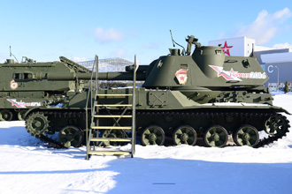152-мм дивизионная самоходная гаубица 2С3 «Акация», парк «Патриот»