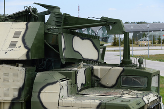 Пусковая установка 3С51 противокорабельного комплекса «Рубеж», парк «Патриот»