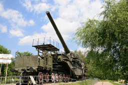 Железнодорожный артиллерийский транспортёр ТМ-3-12 , Открытая площадка Центрального музея Великой Отечественной войны