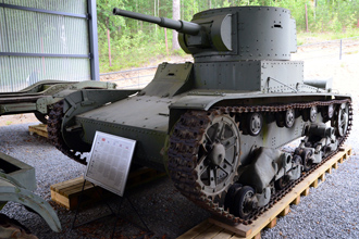 Лёгкий танк Т-26 обр.1933 г., Ps.163-16, Танковый музей в Парола