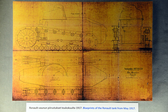 Копия чертежей Renault FT-17, Танковый музей в Парола