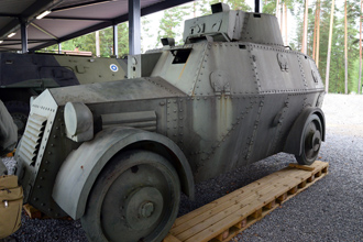 Полицейский бронеавтомобиль «Sisu», Танковый музей в Парола