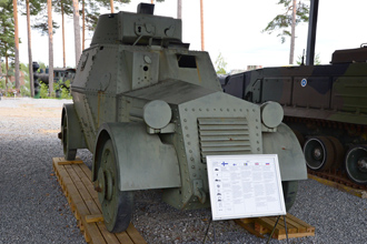 Полицейский бронеавтомобиль «Sisu», Танковый музей в Парола
