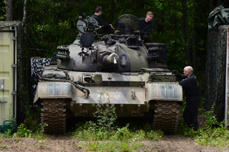 Средний танк Т-55М, Ps.262-57, Танковый музей в Парола