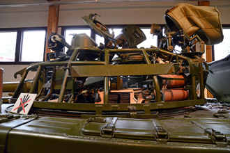 Учебно-действующий стенд танка Т-72, Танковый музей в Парола
