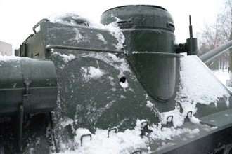 100-мм противотанковая самоходная артиллерийская установка СУ-100, Выставочный комплекс образцов военной техники в сквере «Белые росы», Пенза