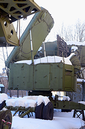Антенный пост радиолокатора подсвета и наведения ЗРК С-300ПТ