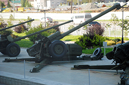 125-мм противотанковая пушка с самодвижением «Спрут-Б» (2А45М), музей «Боевая слава Урала» 