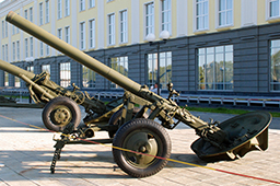 160-мм дивизионный миномёт М-160 образца 1949 года, музей «Боевая слава Урала» 