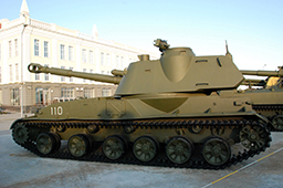 152-мм САУ Акация 2С3, музей «Боевая слава Урала» 