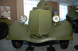 Бронеавтомобиль БА-20 (макет), музей «Боевая слава Урала» 