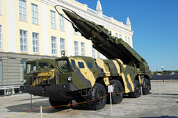 Пусковая установка 9П117 «Эльбрус» 9К72, музей «Боевая слава Урала» 