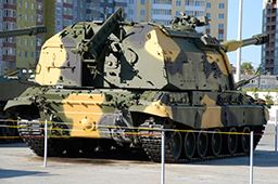 152-мм САУ «Мста-С» 2С19, музей «Боевая слава Урала» 