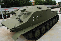 Машина технической помощи МТП-1 на базе БТР-50, музей «Боевая слава Урала»