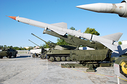 Пусковая установка СМ-90 ЗРК С-75, музей «Боевая слава Урала» 