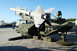 Пусковая установка СМ-90 ЗРК С-75, музей «Боевая слава Урала» 