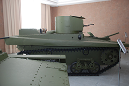 Плавающий танк Т-37А образца 1932 года, музей «Боевая слава Урала» 