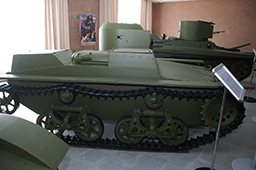 Плавающий танк Т-38 образца 1936 года, музей «Боевая слава Урала» 